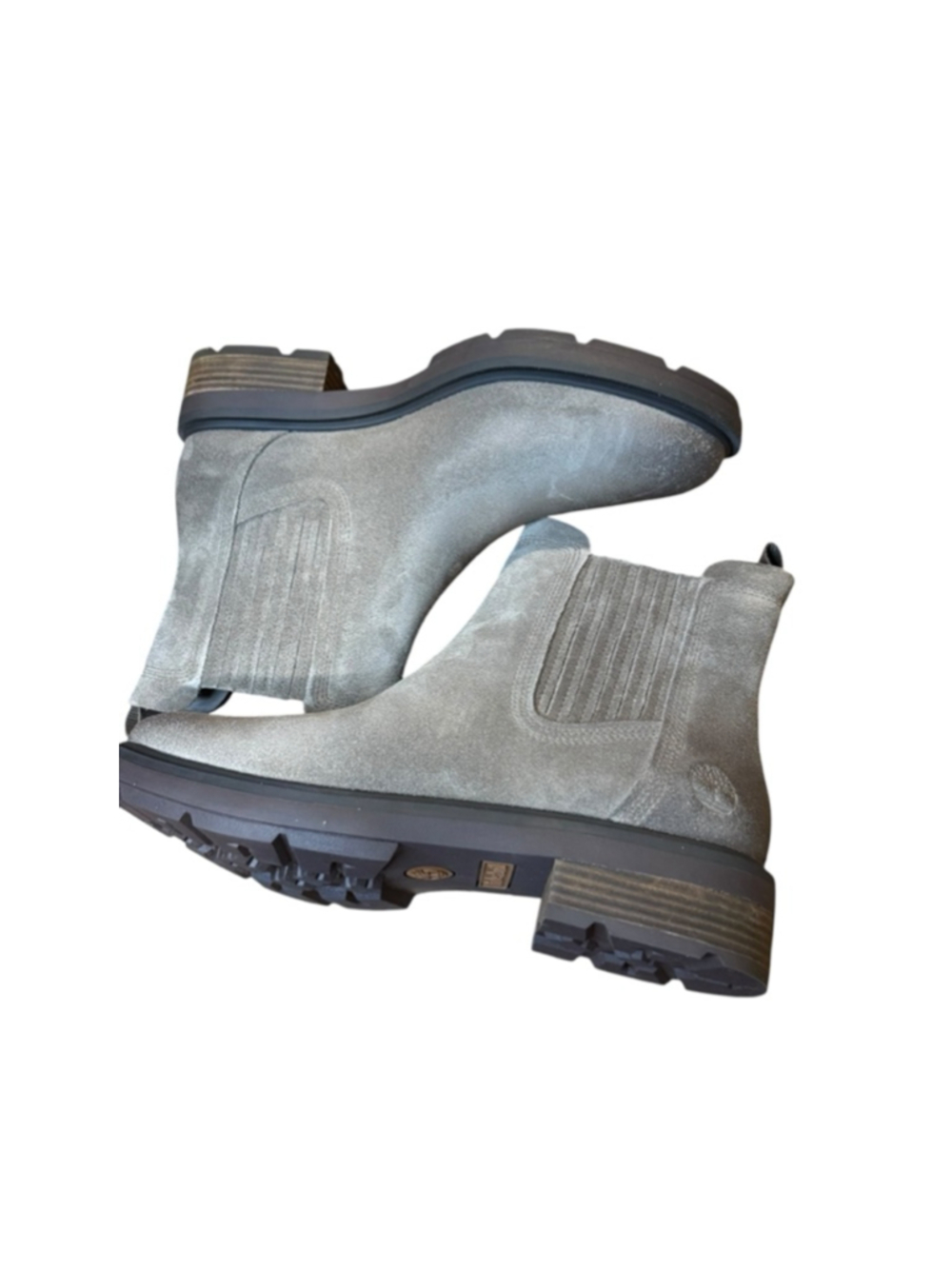 Women's Timberland Chelsea Boots Size 10 Gray Suede
